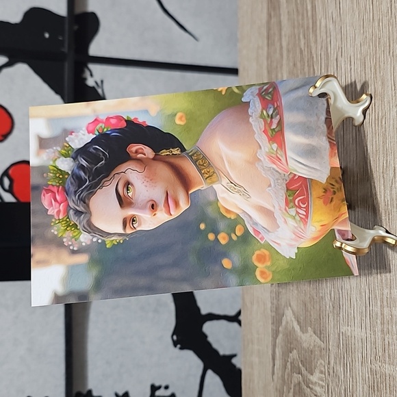 4x6 Princess Floral Fantasy Art Watercolor Oil‎ Painting Print - Picture 4 of 5